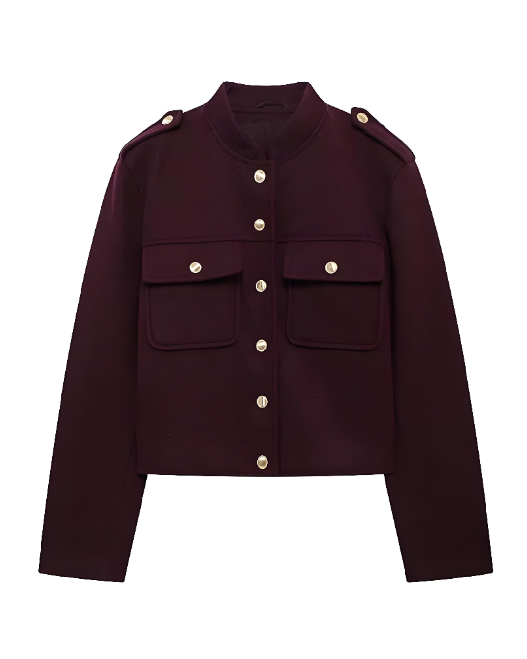 Burgundy Jacket - Chic Design for Effortless Style & Comfort