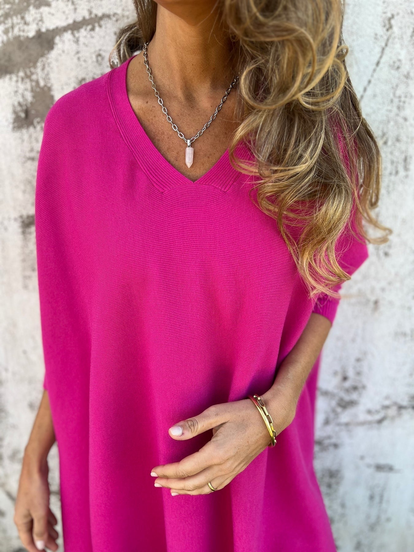 Amely | Batwing Knit Top
