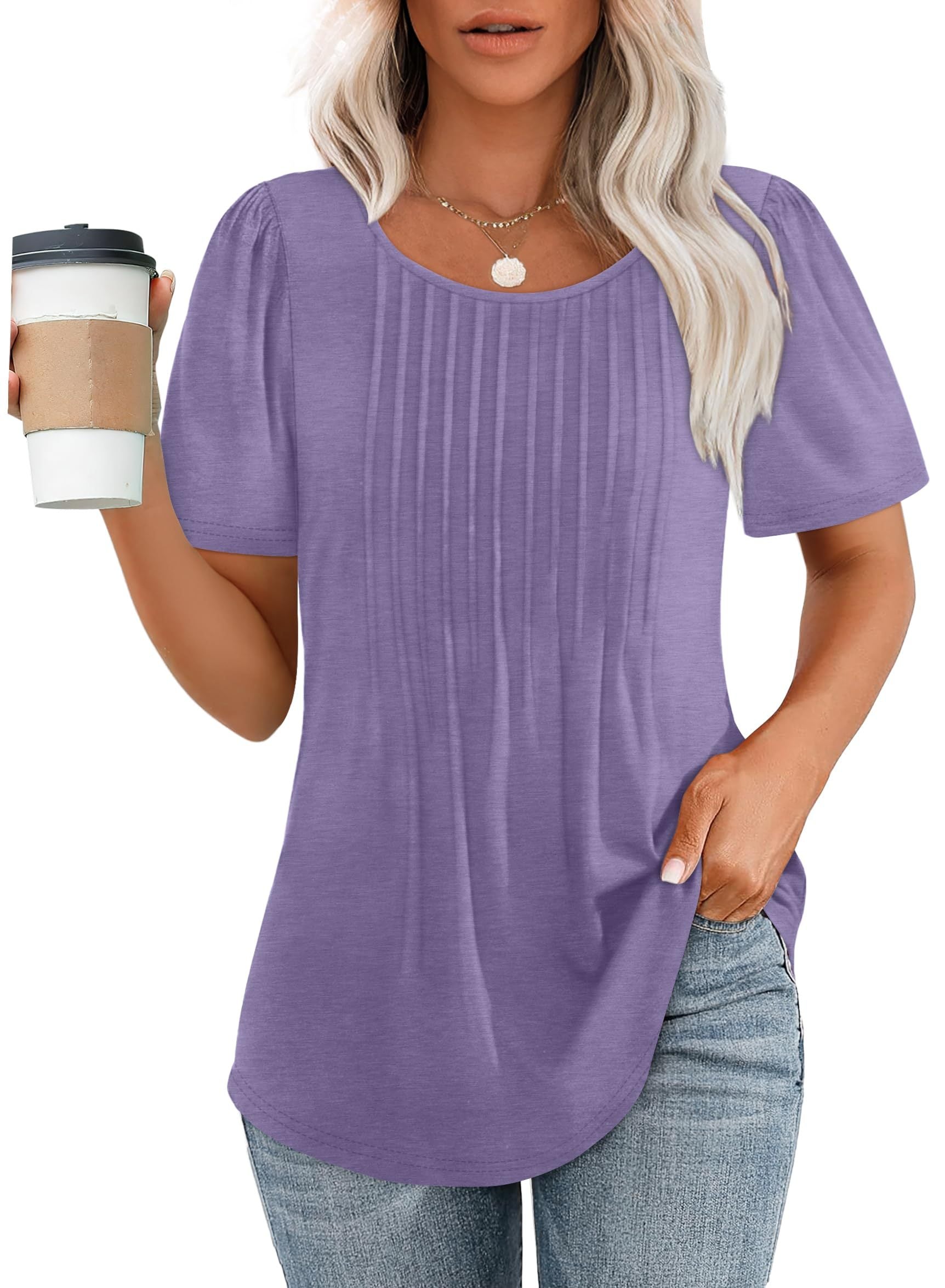 Amelie | Elegant Pleated Top