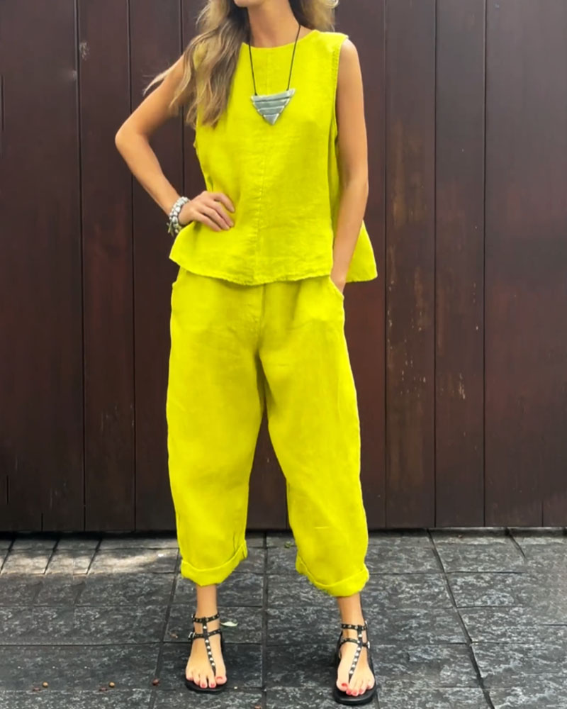 Comfortable two -part outfit for an effortless style