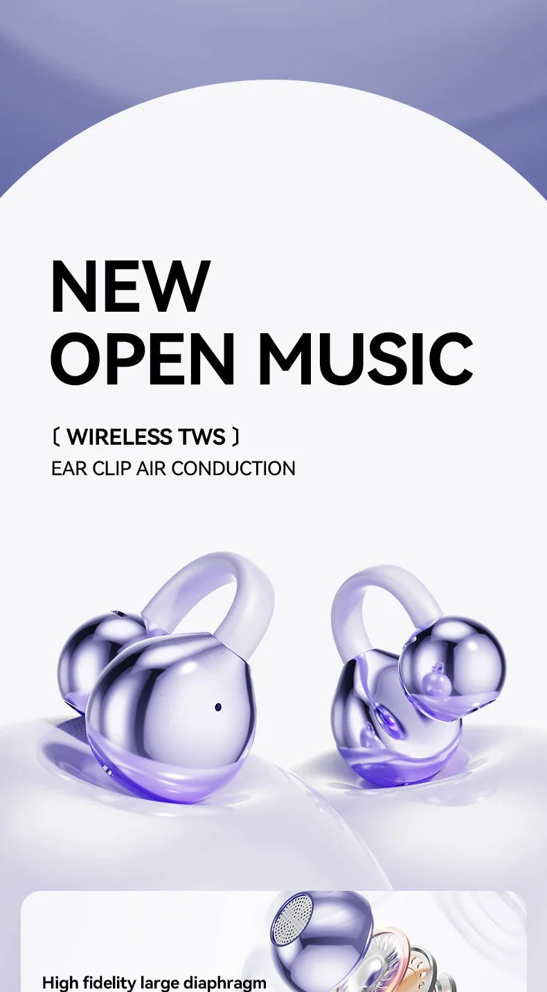 AirClip Pro™ - Open-Ear Freedom Without Compromise
