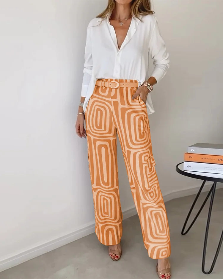 Olivia | Stylish two-part set (gift: free belt)