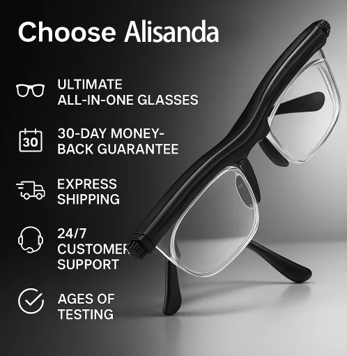 FocusFlex™ - One Pair Replaces All Your Reading Glasses (+ FREE Mystery bonus)
