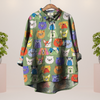 Freya | Trendy fashionable print art shirt