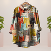 Freya | Trendy fashionable print art shirt