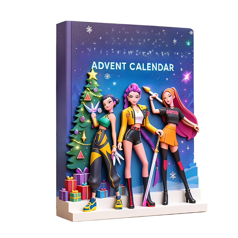 Advent Calendar K-Pop Inspired Anime Countdown Gift Set