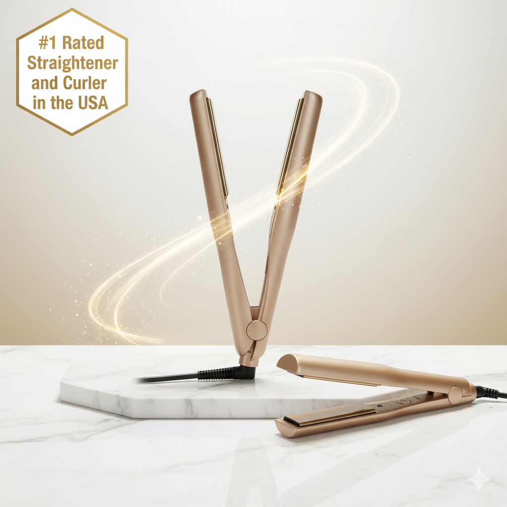 Style-Master Pro™ - Salon-Quality Curls & Straight Hair in Minutes (+ FREE bonus)