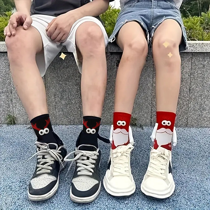 JollyGrip™ – Christmas Socks That Actually Hold Hands