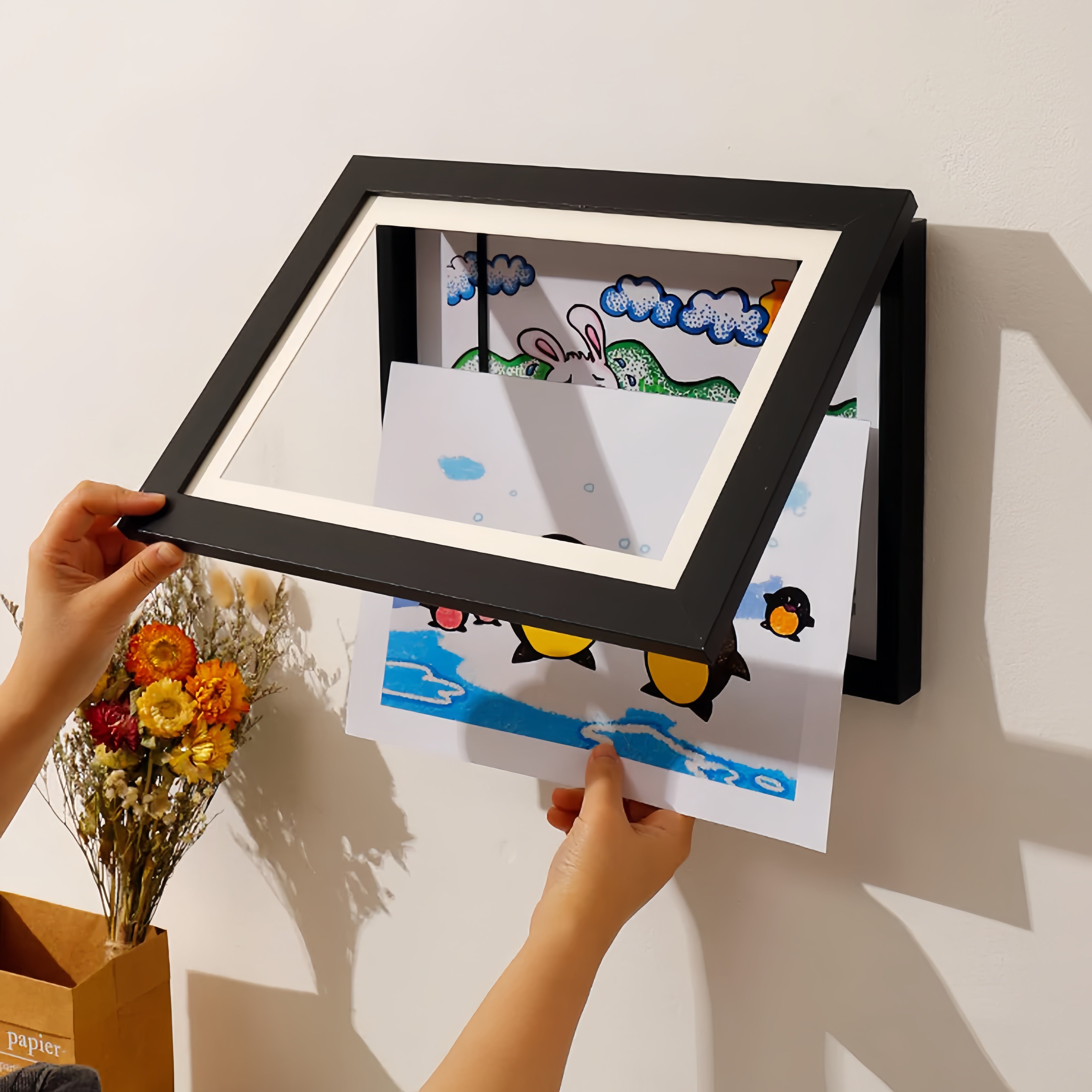 MemoryFrame Kids™ - Turn Your Fridge Into A Real Art Gallery (+ FREE Annual Planner | 50 pages)