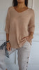 Variant image for Fleura™ Women's Top - Stylish V-Neck Knitted Going Out Top-30