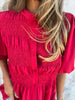 Silvia | Fold blouse with button closure