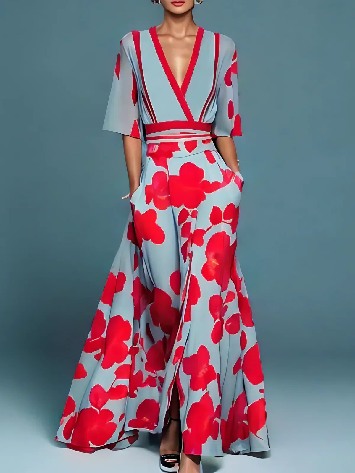 Iconic | Floral Elegance Dress