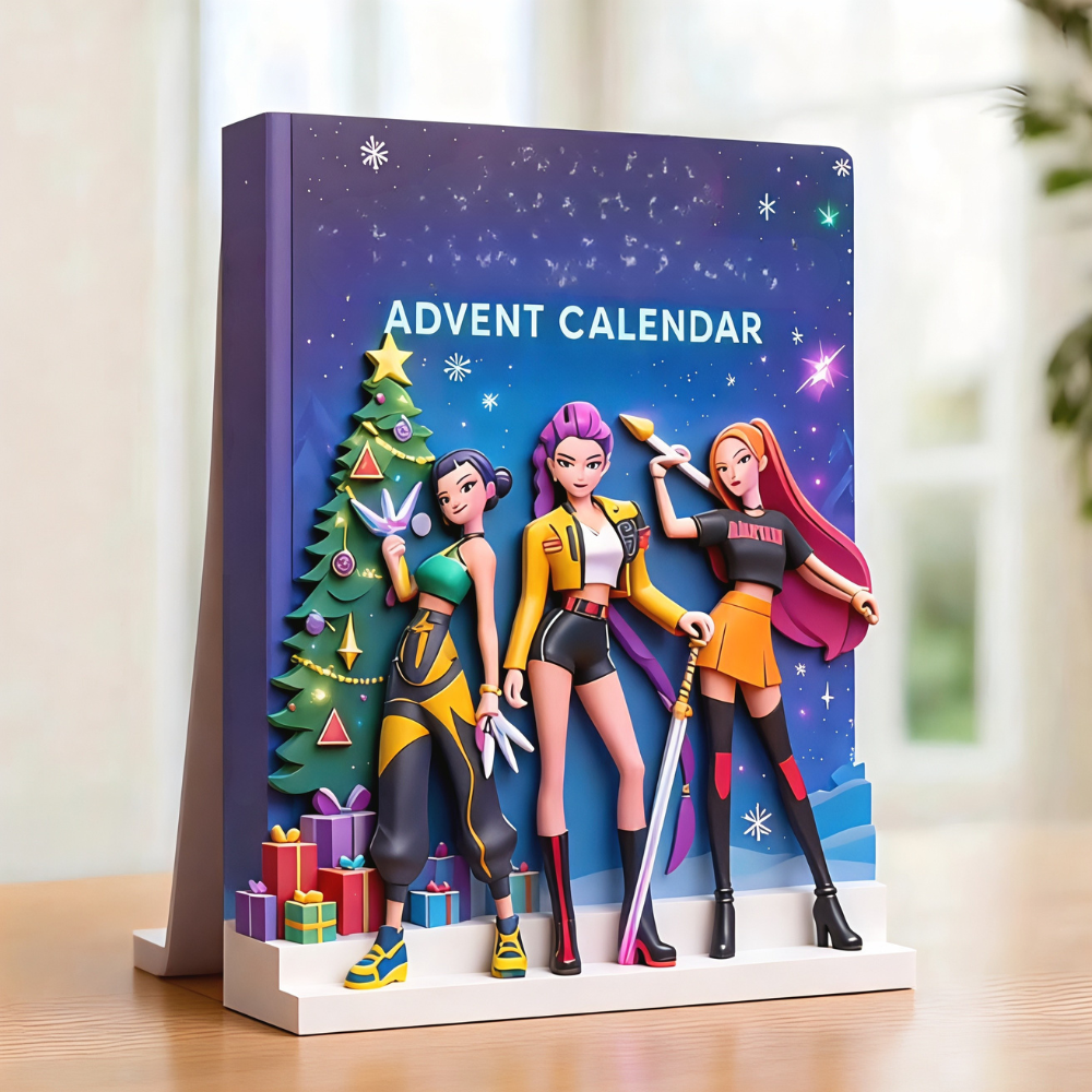 Advent Calendar K-Pop Inspired Anime Countdown Gift Set
