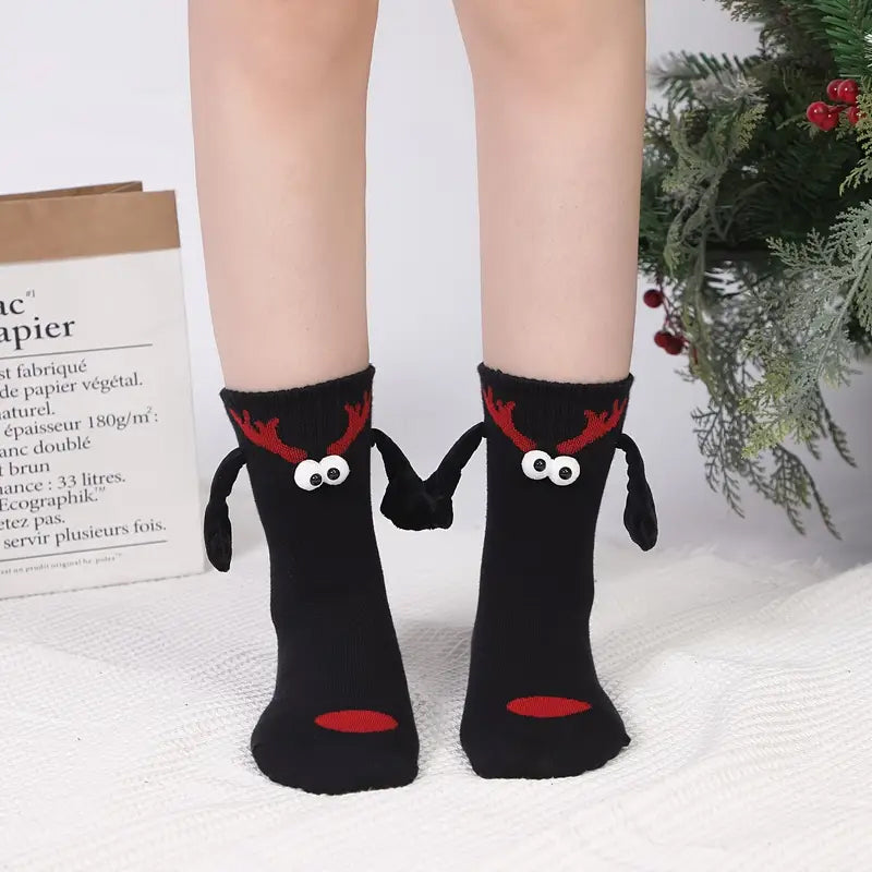 JollyGrip™ – Christmas Socks That Actually Hold Hands