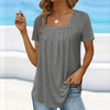 Variant image for Pleated Blouse - Flattering Fit & Versatile Plus Size Tops for Women-33