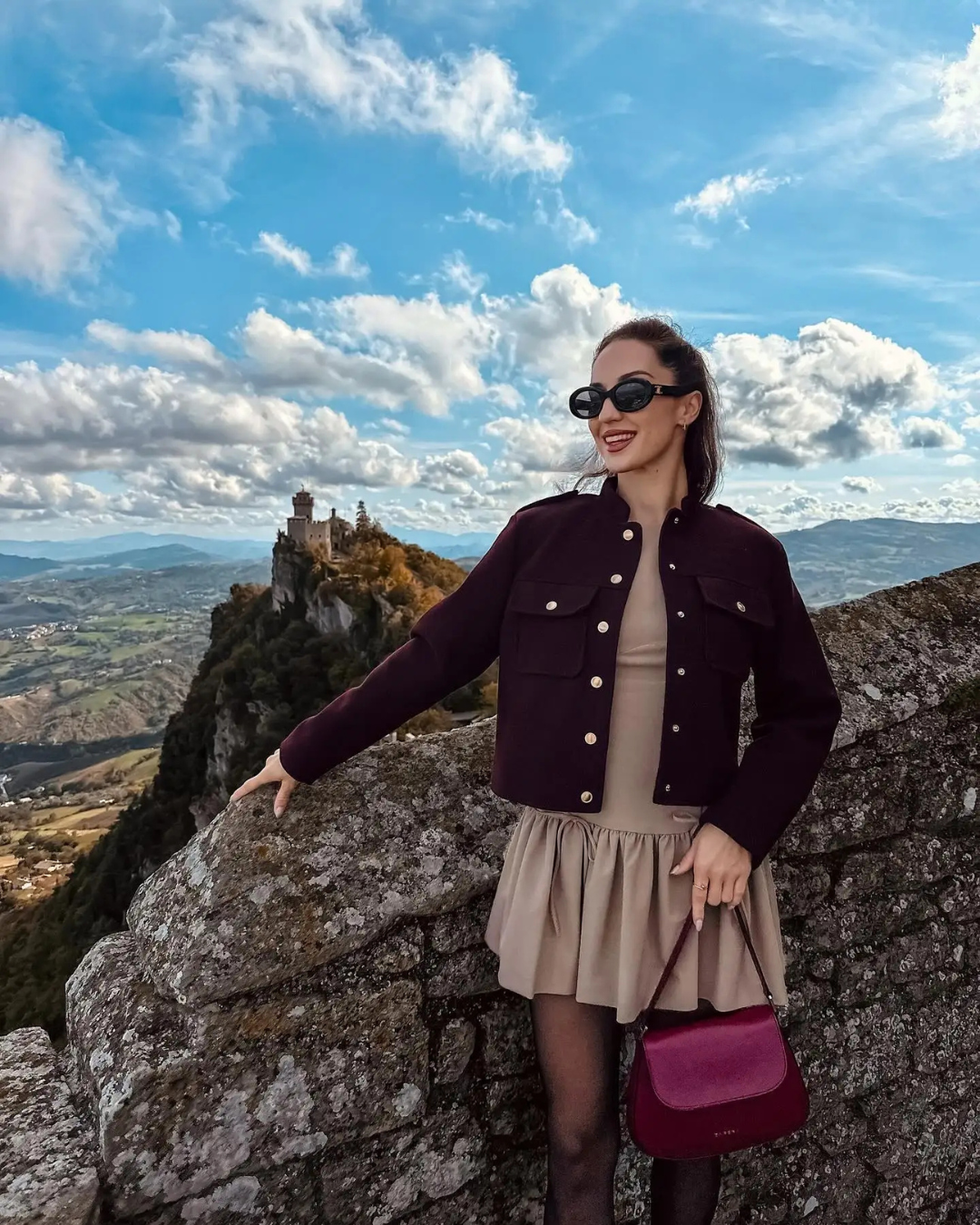 Burgundy Jacket - Chic Design for Effortless Style & Comfort