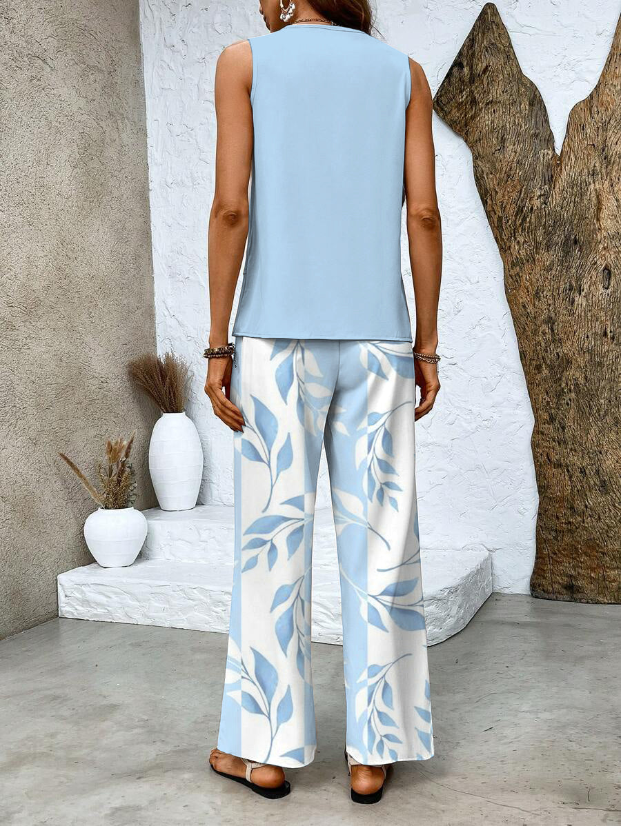 Victoria Women's Set - Chic Two-Part Summer Outfit for Warm Days