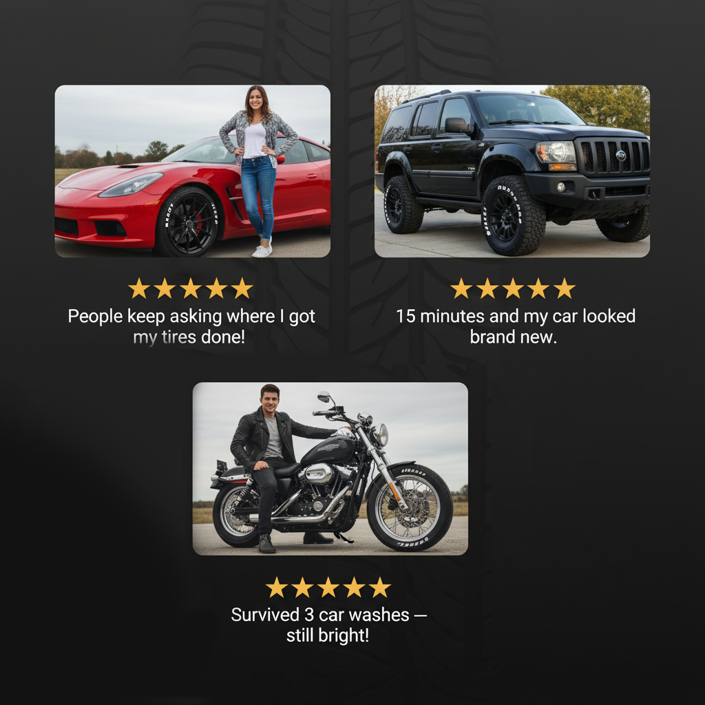 TireGlow™ - Make Your Wheels Stand Out in Seconds