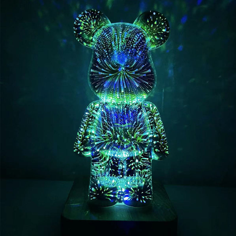 GlowBear™ - 3D Firework Night Lamp