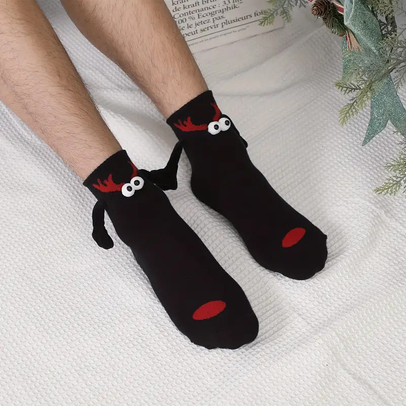 JollyGrip™ – Christmas Socks That Actually Hold Hands