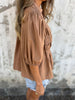 Silvia | Fold blouse with button closure