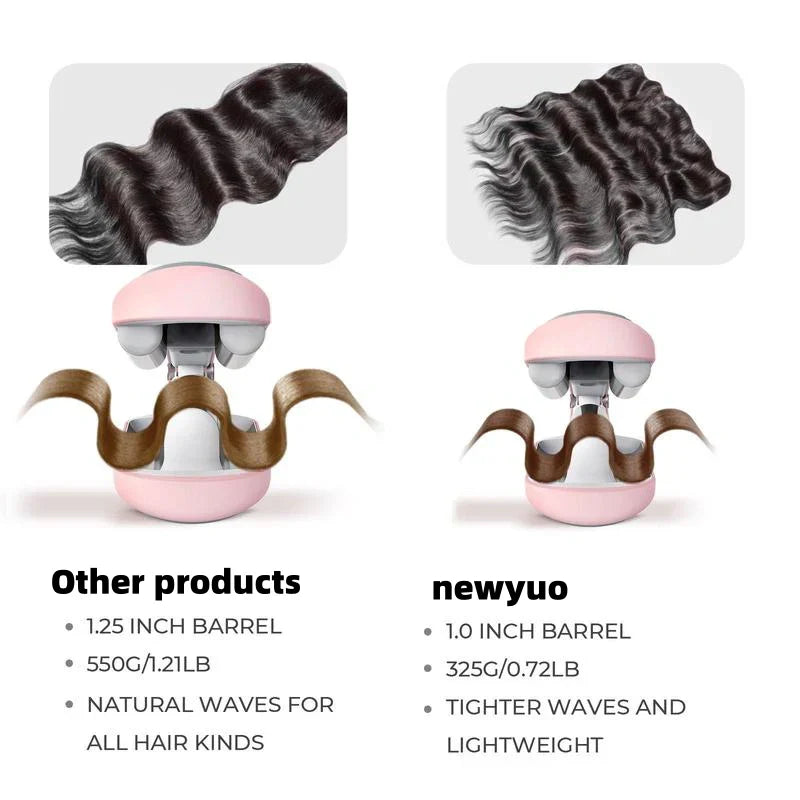 WaveCurl Elite™ - Effortless Beach Waves in 3 Minutes Flat (+ FREE Mystery bonus)