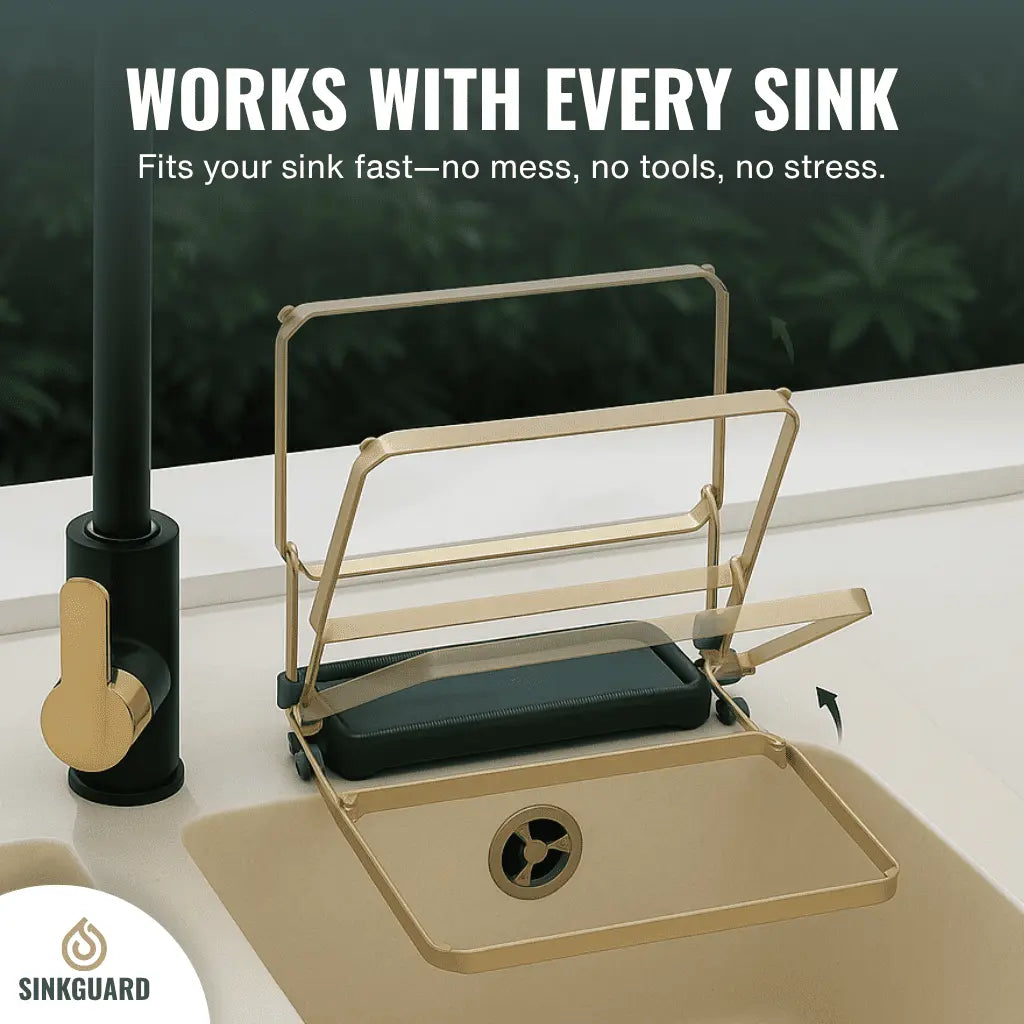 DrainGuard™ - Transform Your Messy Kitchen Nightmare (+FREE 50x Disposable Filter Bags)
