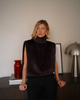Faux Fur Turtleneck Vest - Luxurious Comfort & Versatile Layering