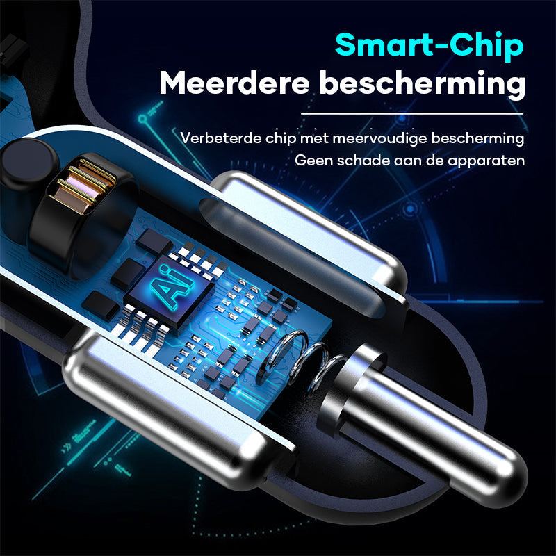 4-IN-1 Fast Charger Port For Cars