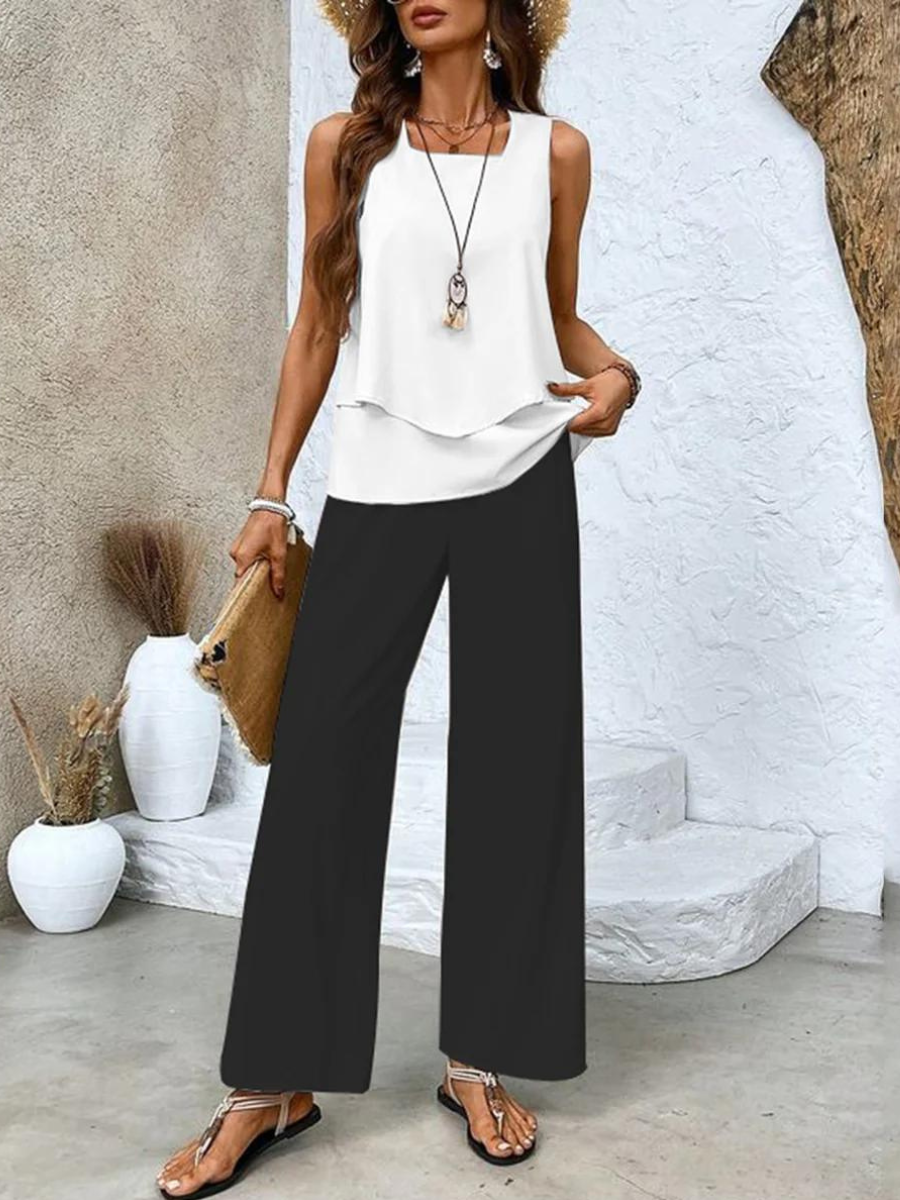 Variant image for Victoria Women's Set - Chic Two-Part Summer Outfit for Warm Days-31
