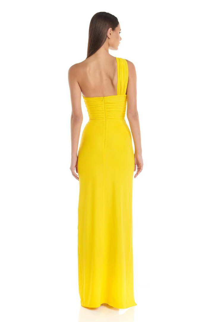 Iconic | Elegant Marigold Maxi Dress
