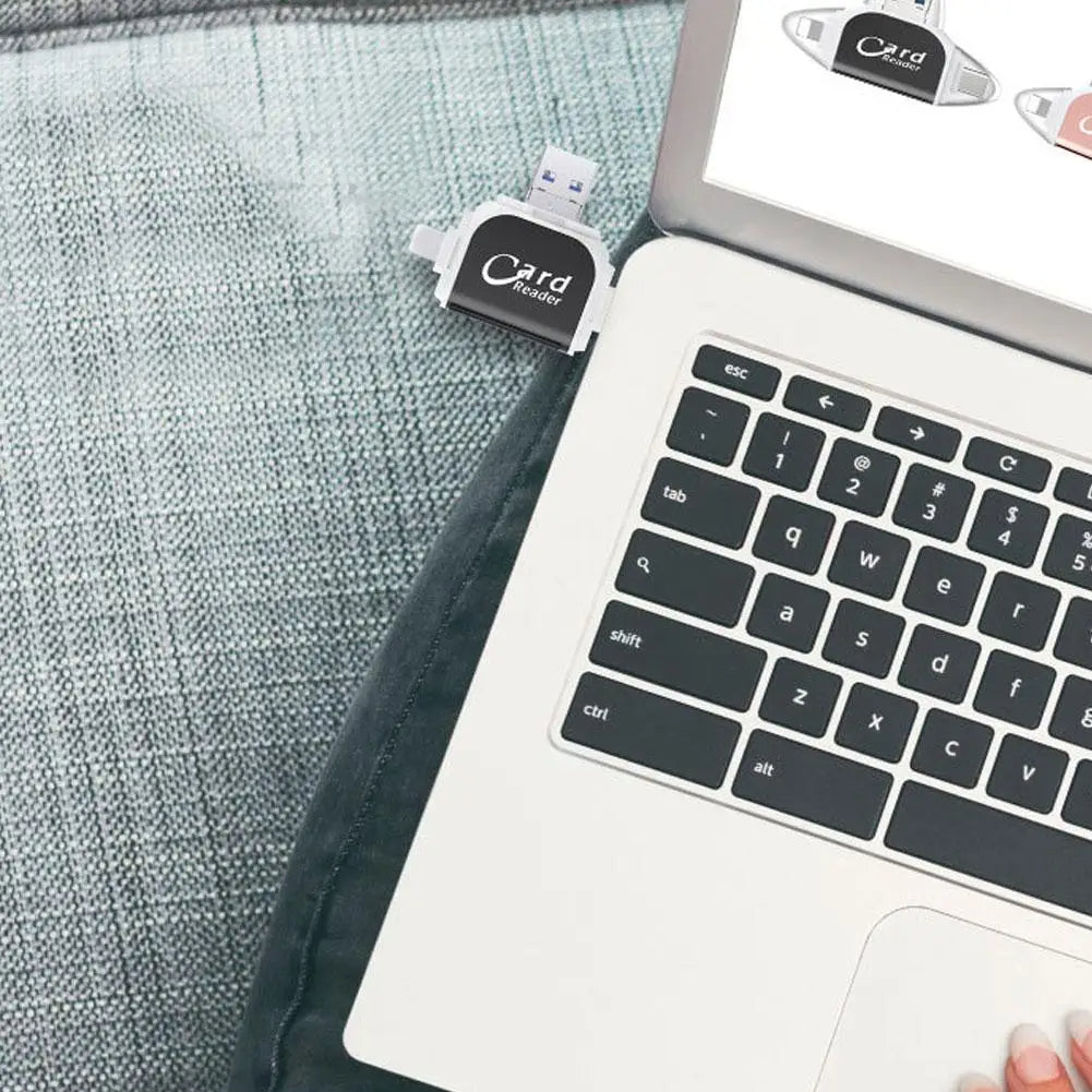 Multi-Port 4 in 1 Universal SD TF Card Reader