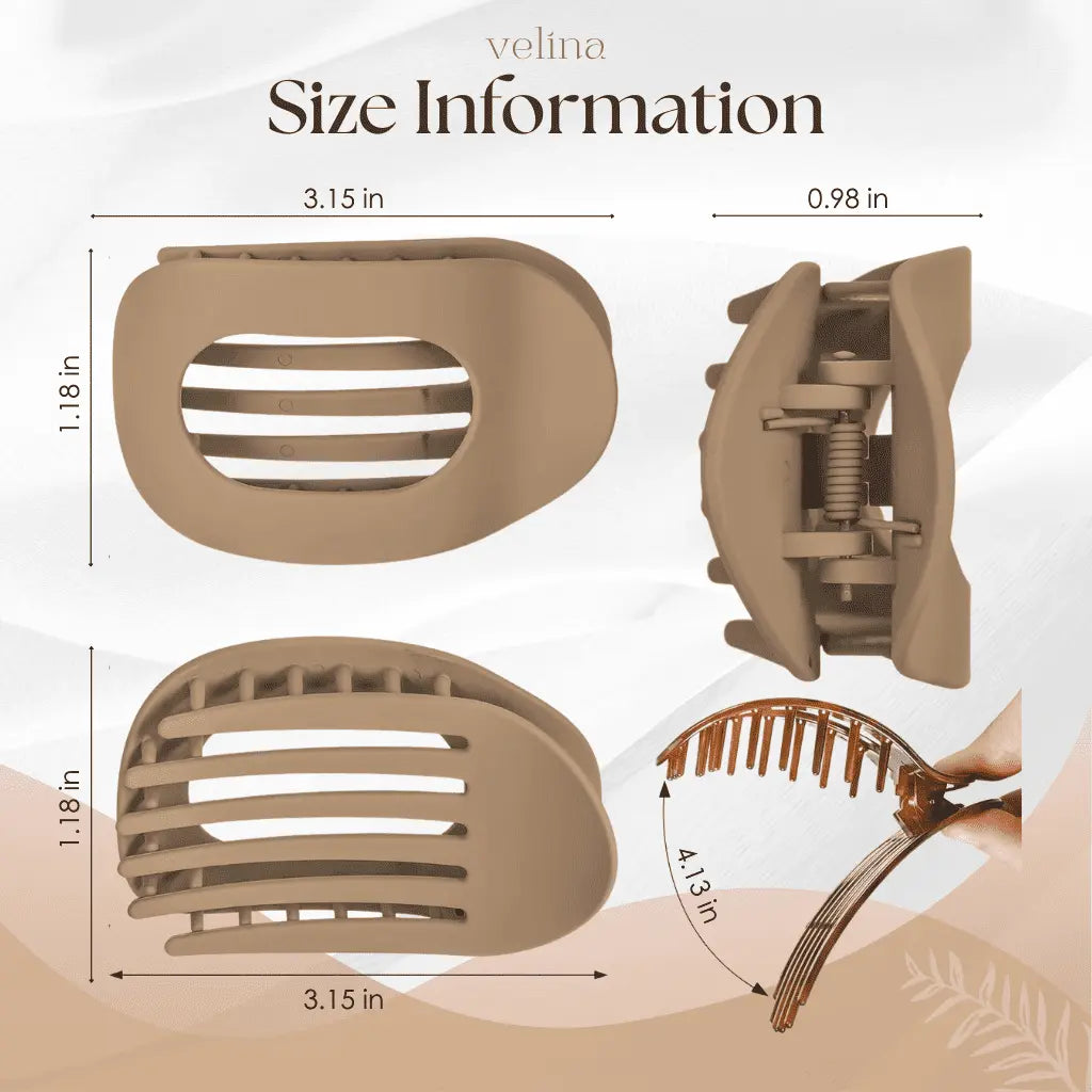 Velina™ - Set of 4 Flat Comfort Clips