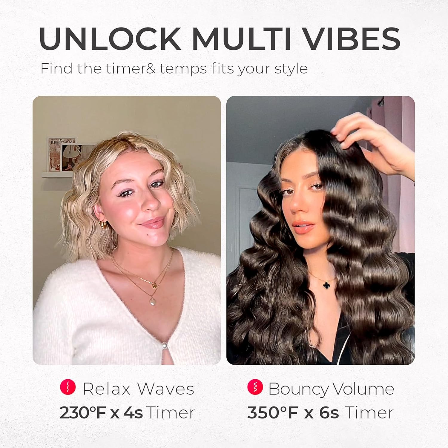 WaveCurl Elite™ - Effortless Beach Waves in 3 Minutes Flat (+ FREE Mystery bonus)