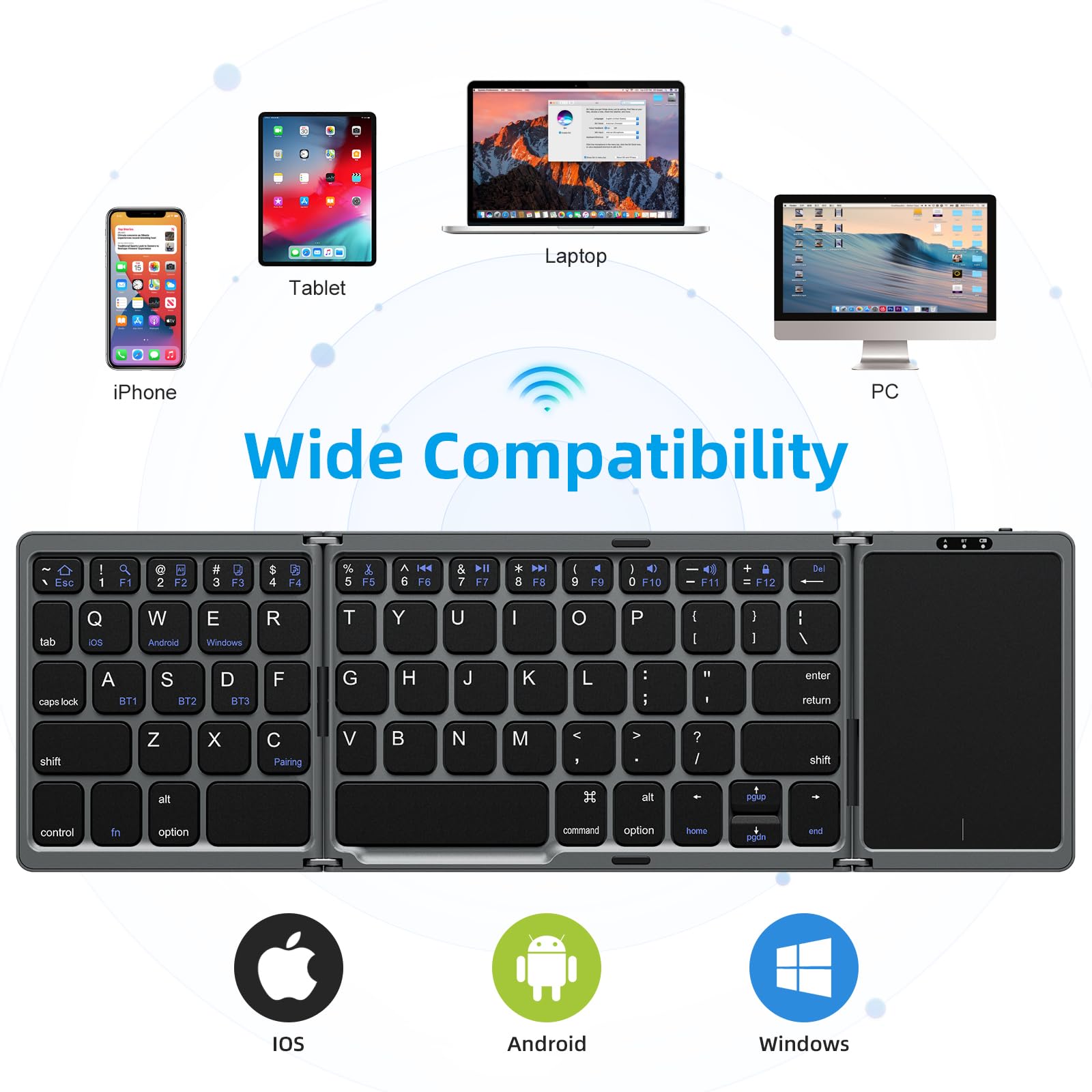 TouchType Pro™ - Turn Any Surface Into Your Mobile Office (+ FREE Annual Planner | 50 pages)