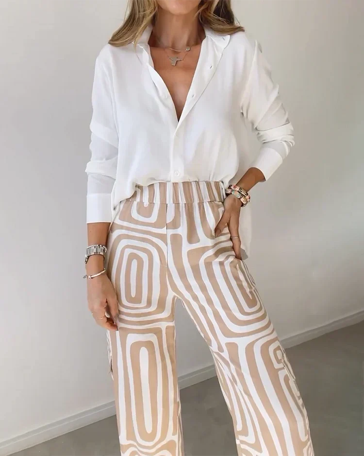 Olivia | Stylish two-part set (gift: free belt)