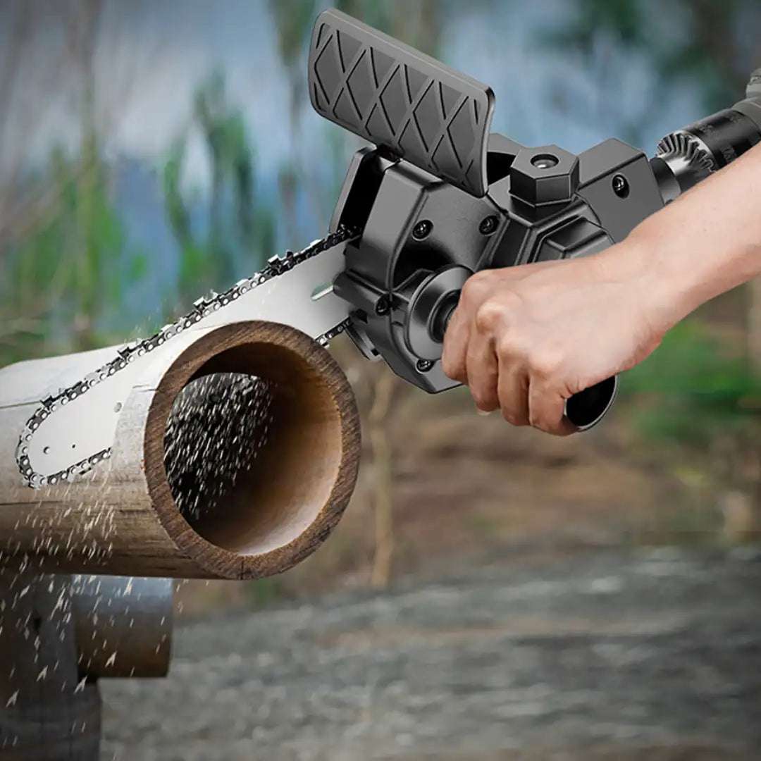 ChainMaster Pro™ - Transform Your Drill Into a Powerful Chainsaw (+ FREE Mystery bonus)
