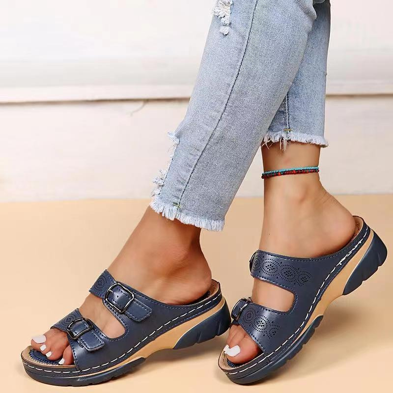 Women's Sandals - Orthopedic Leather Design for Ultimate Comfort