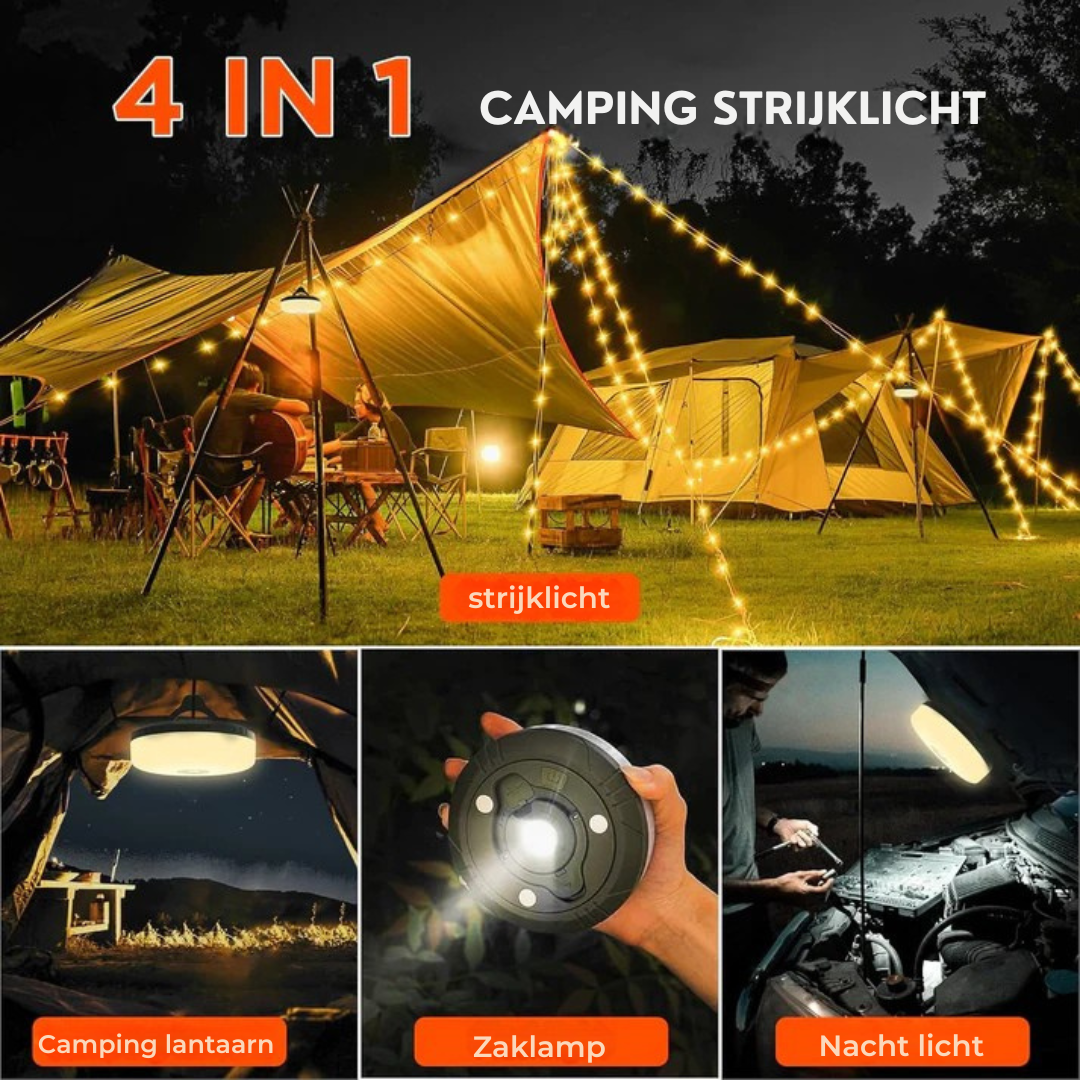 CampGlow™ - 4-in-1 Camping Lantern With Power Bank That Lights Up Any Adventure (+ FREE Mystery bonus)