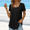 Pleated Blouse - Flattering Fit & Versatile Plus Size Tops for Women