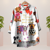 Freya | Trendy fashionable print art shirt