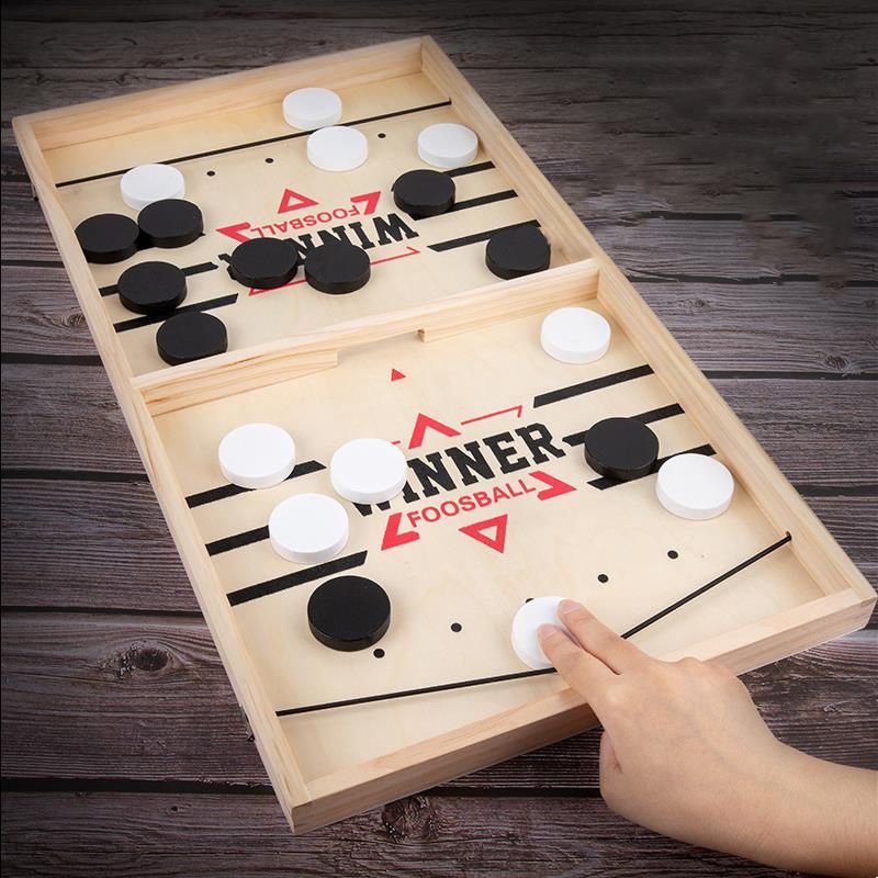 PuckFlick - Sling Puck Wooden Board Game