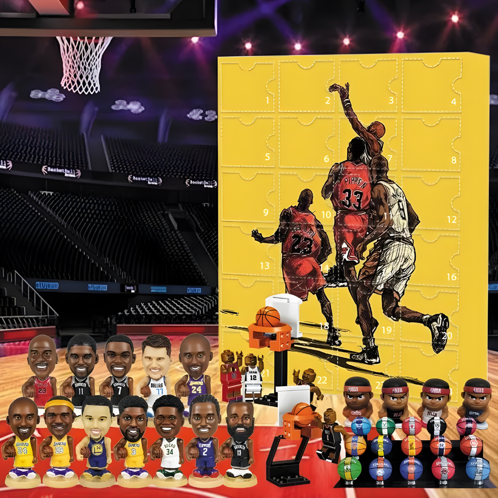 Basketball Advent Calendar Mini Toy Gift Box