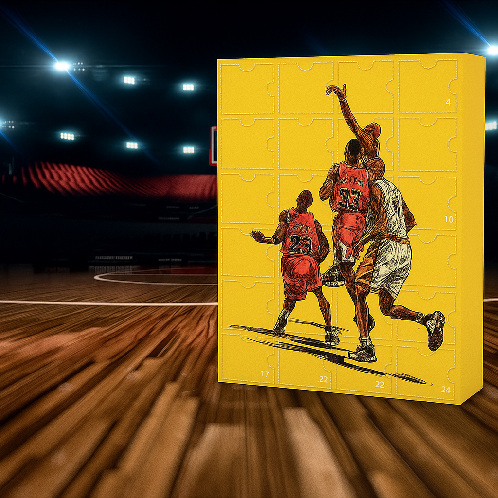 Basketball Advent Calendar Mini Toy Gift Box