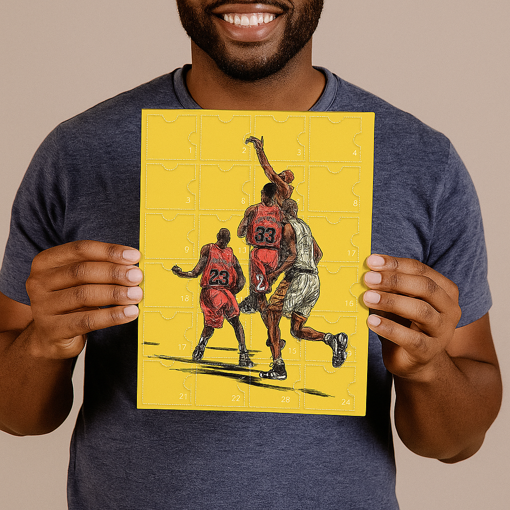 Basketball Advent Calendar Mini Toy Gift Box