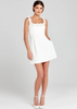 Variant image for Amara Bloom Mini Dress - Flattering Fit & Floral Embroidery for Summer-4