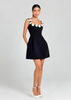 Amara Bloom Mini Dress - Flattering Fit & Floral Embroidery for Summer