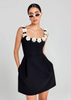 Amara Bloom Mini Dress - Flattering Fit & Floral Embroidery for Summer
