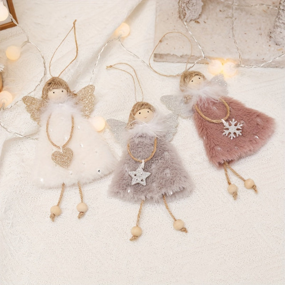 Christmas Ornaments Angel Doll Set Hanging Tree Decoration