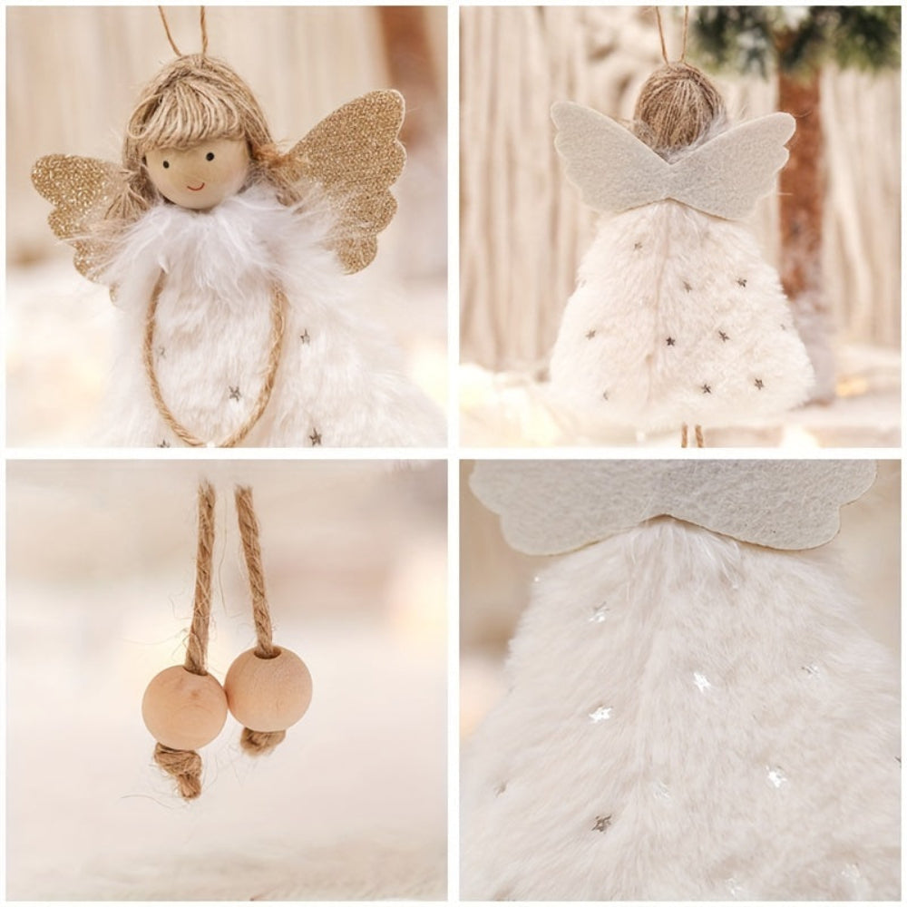 Christmas Ornaments Angel Doll Set Hanging Tree Decoration